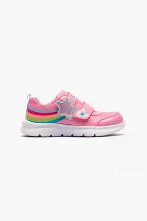 Skechers COMFY FLEX 2.0-STARRY SKIES Girls Trainers - Size UK 3 Infant