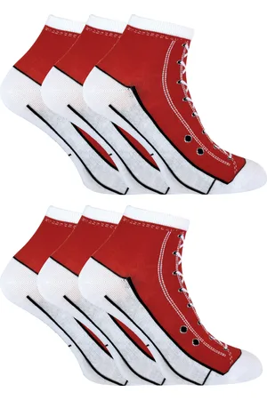Sock Snob Womens 6 Pair Multipack Socks That Look Like Shoes