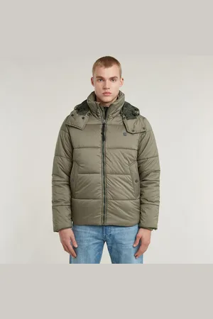 G-Star Mens G-Star RAW G-Whistler Padded Hooded Jacket - - Size Large