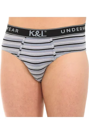 Kisses and Love Pack-3 Mens Breathable Fabric Slips KL3007 - - Size 2XL
