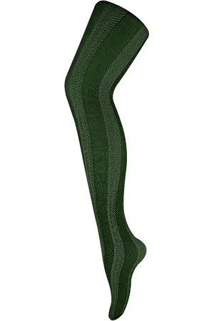 Sock Snob Womens 1 Pack Ladies Coloured 80 Denier Opaque Patterned Soft Tights - - Size Medium