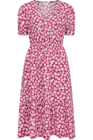 Mountain Warehouse Womens/Ladies Oasis Tiered Midi Dress viscose - Size 12 UK