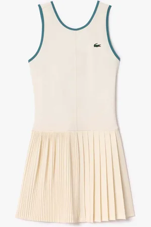 Lacoste Womens Sport Ultra Dry Tennis Dress with Removable Liner in Multi colour - - Size 4 UK