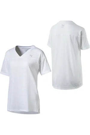 PUMA Active Training Womens Boyfriend T-Shirt Tee Top 515714 02 A3B - Size UK 10