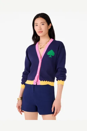 Kate Spade Womens Logo Cardigan - - Size X-Small