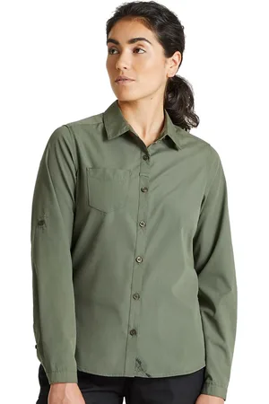 Craghoppers Expert Womens Kiwi Long Sleeve Walking Shirt - - Size 10 UK