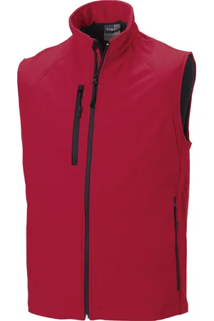 Russell Athletic Mens 3 Layer Soft Shell Gilet Jacket (Classic ) - Size X-Small