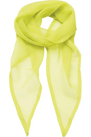 Premier Unisex Adult Colours Chiffon Scarf (Lime) - - One Size