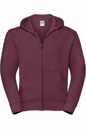 Russell Athletic Mens Authentic Full Zip Hooded Sweatshirt / Hoodie - Size X-Small