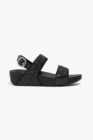 FitFlop Womens LULU GLITTER Ladies Back-Strap Sandals - Size UK 3
