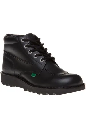 Kickers Mens Kick Hi Core Shoes - Leather - Size UK 10.5