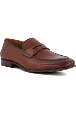 Dune Mens Sync - Crush Back Heel Penny Loafer - Leather (archived) - Size UK 12