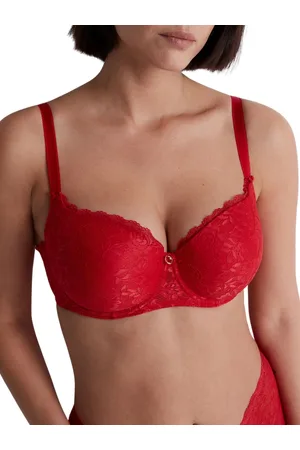 Aubade Womens Rosessence Care Half Cup Bra - Polyamide - Size 36G