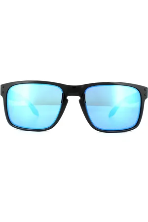 Oakley Rectangle Mens Polished Prizm Sapphire Sunglasses - One Size