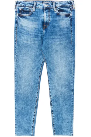 True Religion Womens Collette Slim Straight Leg Jeans in Denim - - Size 29W/28L