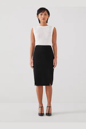 LK Bennett Womens Sky Petite Skirts, - Size 12 UK