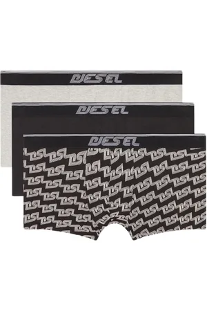 Diesel Mens Plain Boxer Shorts Three Pack - - Size X-Large