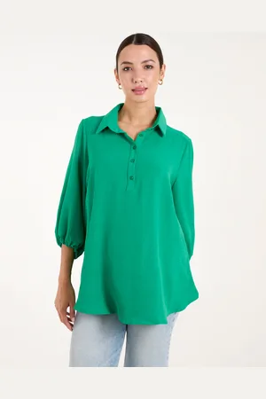 Blue Vanilla Womens Front Button Shirt - - Size Small/Medium