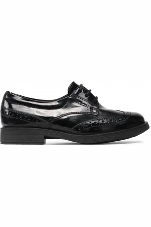 Geox AGATA Girls Shoes Patent - Size UK 4