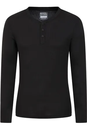 Mountain Warehouse Mens Talus Henley Thermal Top - Size Medium