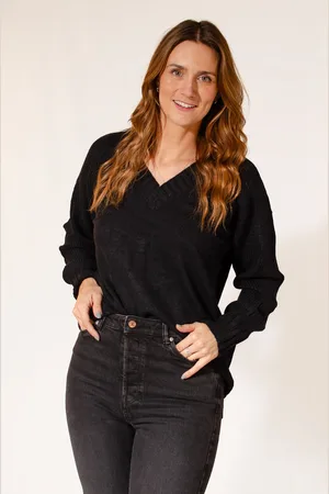 ONLY Womens Supersoft Ribbed Trim Jumper - - Size Small