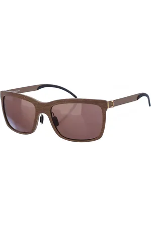 Mercedes Benz M3019 Mens rectangular shaped acetate sunglasses - - One Size