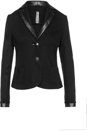 Conquista Womens Fitted Jacket with Faux Leather Detail - Size EU 38 (Womens)