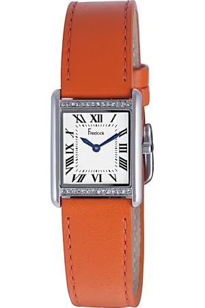 Freelook Womens : LADIES QA WHITE DIAL ROMAN NUMERALS BAND WATCH Leather - One Size