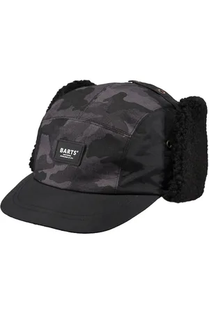 Barts Mens Boise Stretch Trapper Hat Cap - Cotton - One Size
