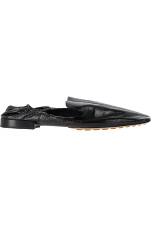 Bottega Veneta Pre-owned Womens Long Square-Toe Loafers in Leather - Size 40.5 EU/IT
