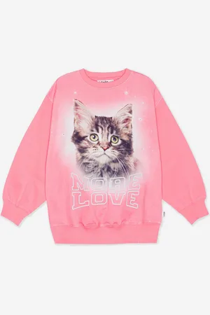 Molo Girls Be Happy Sweatshirt in - Size 2Y