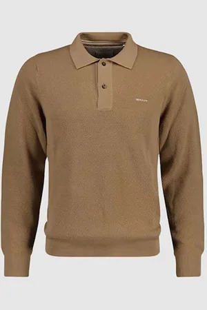GANT Mens Cotton Piqué Polo Shirt in - Size Medium