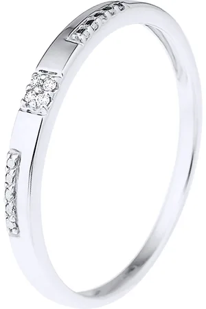 Diadema Womens - Ring - Diamonds - Gold - Size I