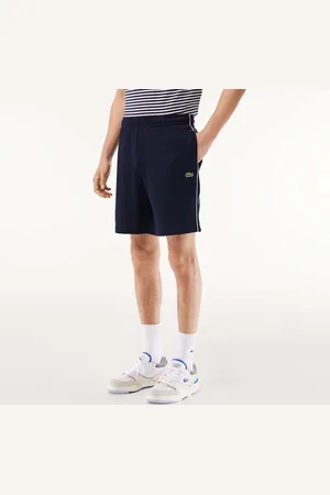 Lacoste Mens Paris Regular-Fit Interlock Piqué Shorts in - Size X-Large