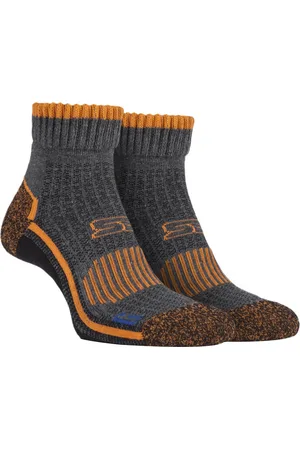 Storm Bloc Mens Cotton Rich High Ankle Length Hiking Trekking Socks - - Size UK 6.5-8