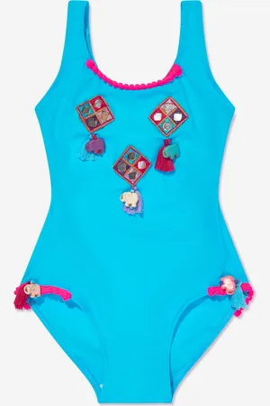 SELINI Girls Boho Swimsuit in - Size 10Y