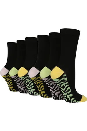 Wild Feet 6 Pair Multipack Womens Bamboo Socks