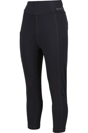 Regatta Womens Holeen 3/4 Breathable Stretch Leggings - - Size 12 UK