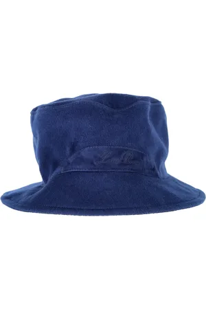 Loro Piana Pre-owned Mens Cityleisure Suede-Trimmed Cashmere Bucket Hat in - One Size