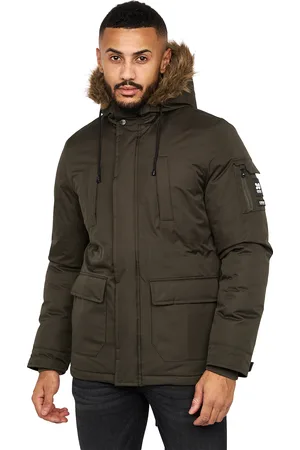 Crosshatch Mens Parkmoore Parka (Dark ) - Size X-Large