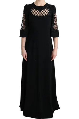 Dolce & Gabbana WoMens Stretch Shift Long Maxi Dress material_viscose - Size IT 38 (Womens)
