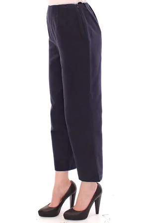 ANDREA INCONTRI WoMens Cropped Cotton Pants - Size EU 42 (Womens)