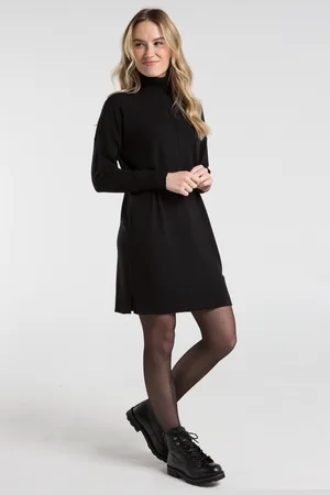 French Connection Womens Cosy Roll Neck Knitted Jumper Dress - Size Small