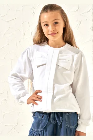 Angel & Rocket Girls Ruthie Bow Front Sweat - Size 9-10Y