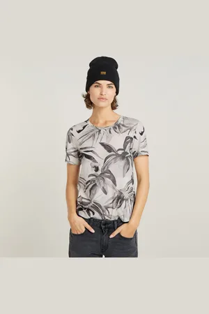 G-Star Womens G-Star RAW Palm Tree Allover Top - Cotton - Size 2XS