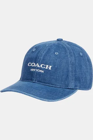 Coach Mens Denim Baseball Hat - - Size X-Small/Small