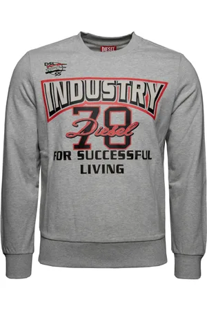 Diesel Mens Industry 78 Logo Sweatshirt - Size X-Large