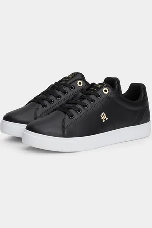 Tommy Hilfiger Elevated Essential Monogram Womens Trainers - - Size UK 4