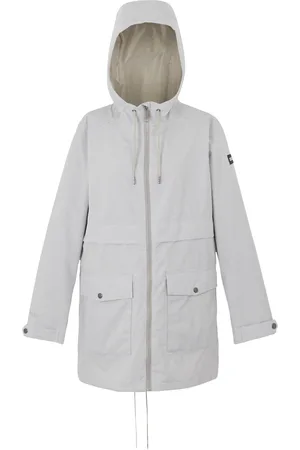 Regatta Womens/Ladies Navaeh Linear Waterproof Jacket (Drizzle) - - Size 10 UK