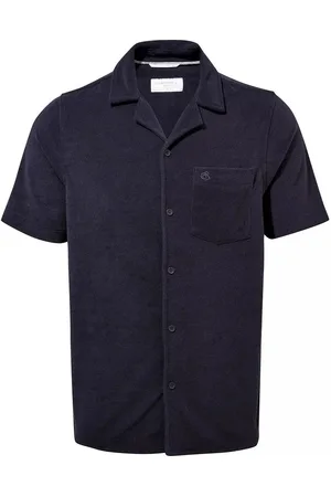 Craghoppers Mens Cholla NosiBotanical Short-Sleeved Shirt ( Navy) - Size Small